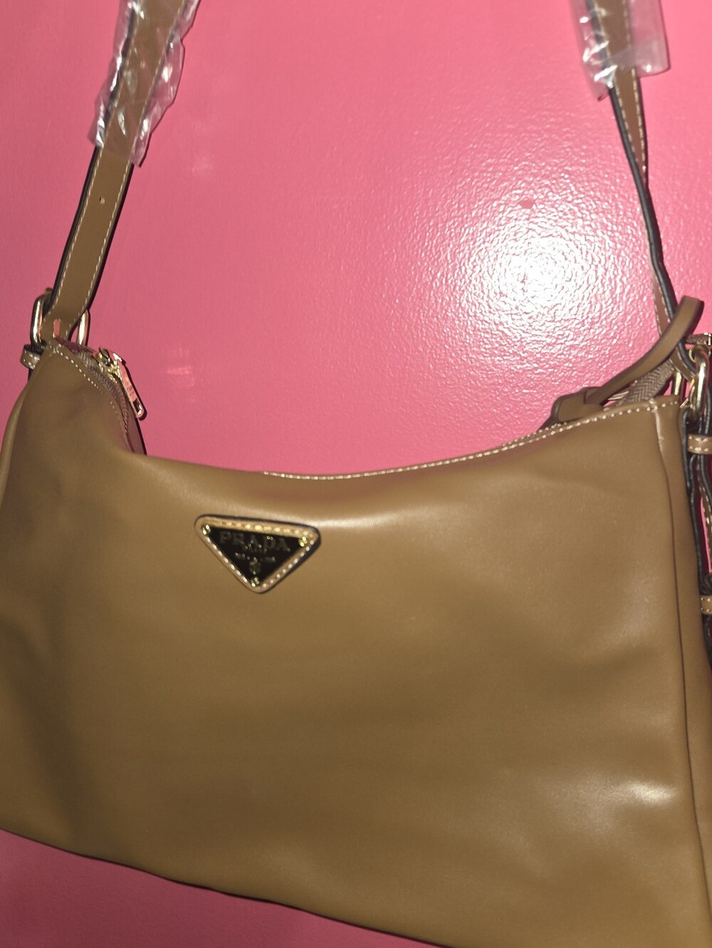 New Shoulder Bag Tan Color